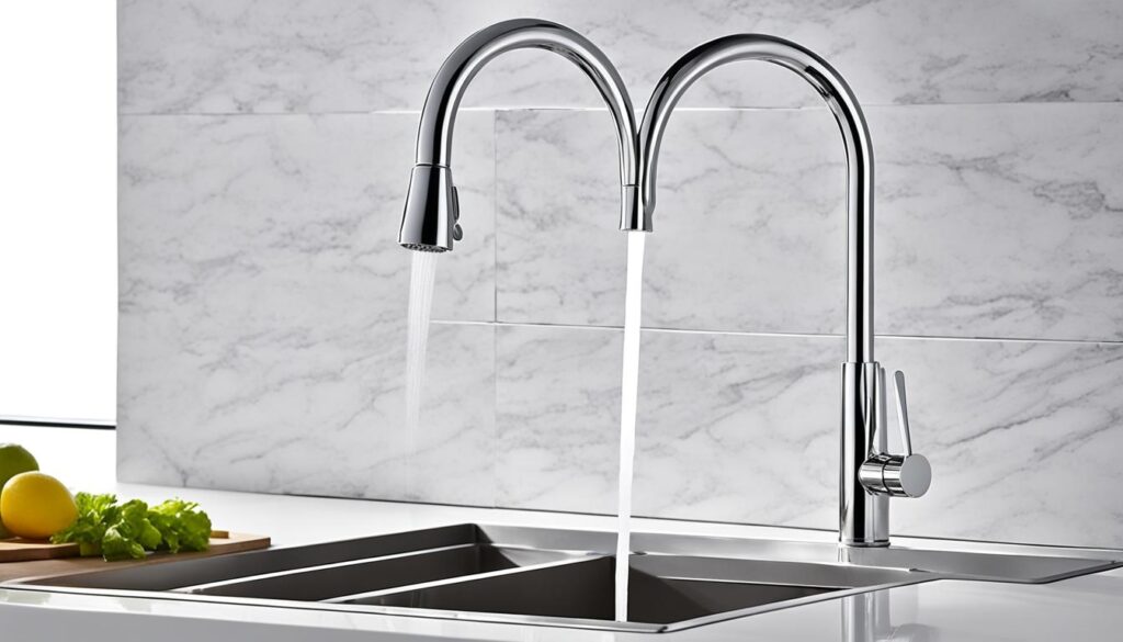 Contemporary Single Hole Kitchen Faucet