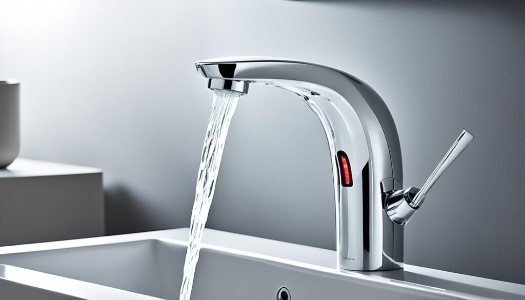 modern touchless sink faucet