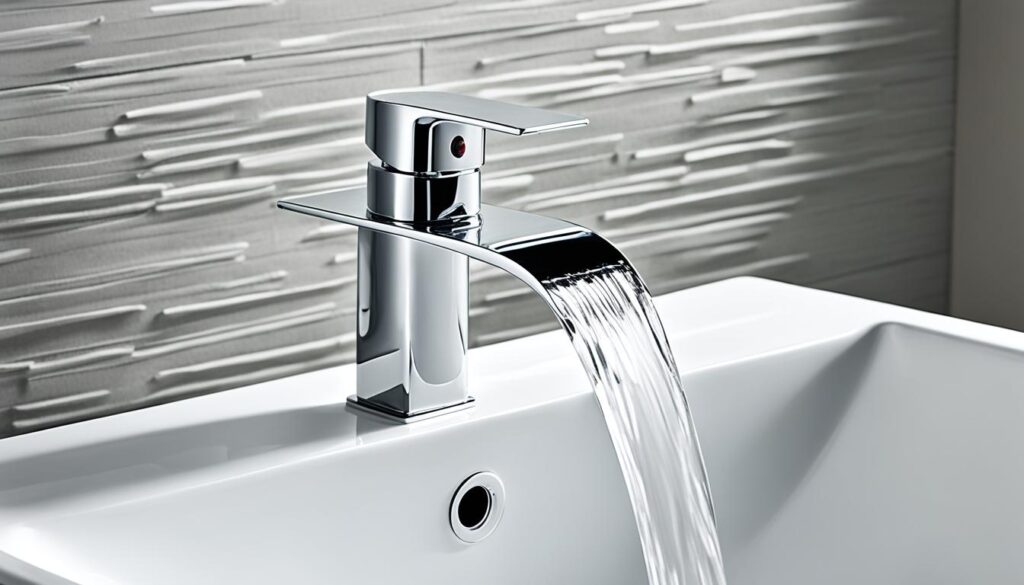 single handle waterfall faucet