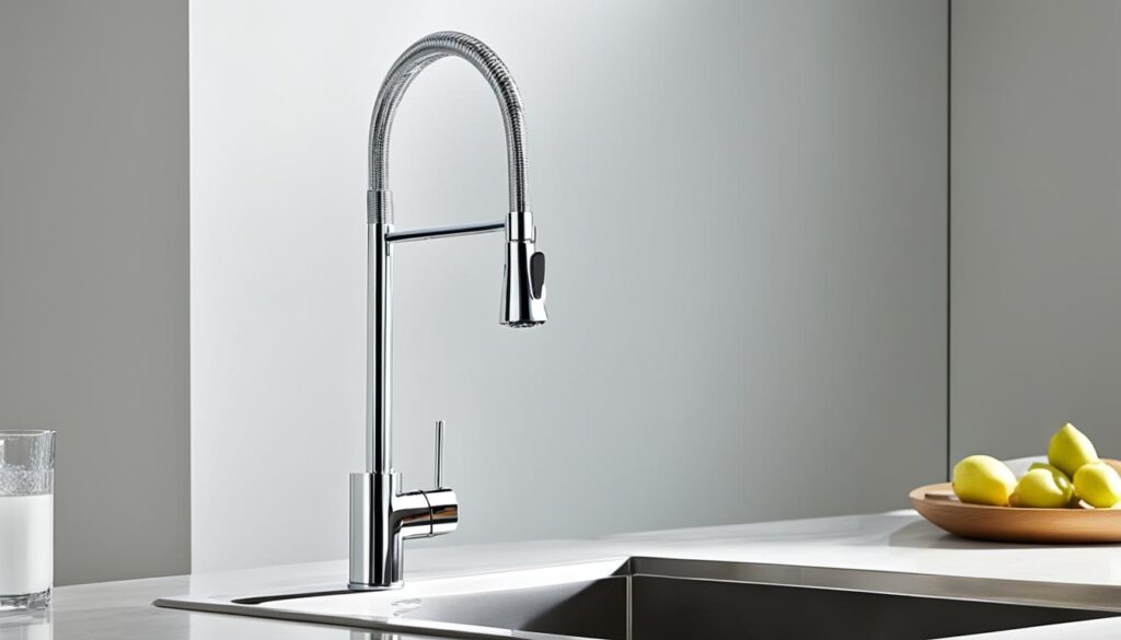 single hole kitchen faucet