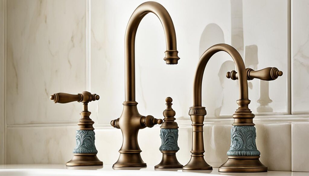 vintage style bathroom faucet