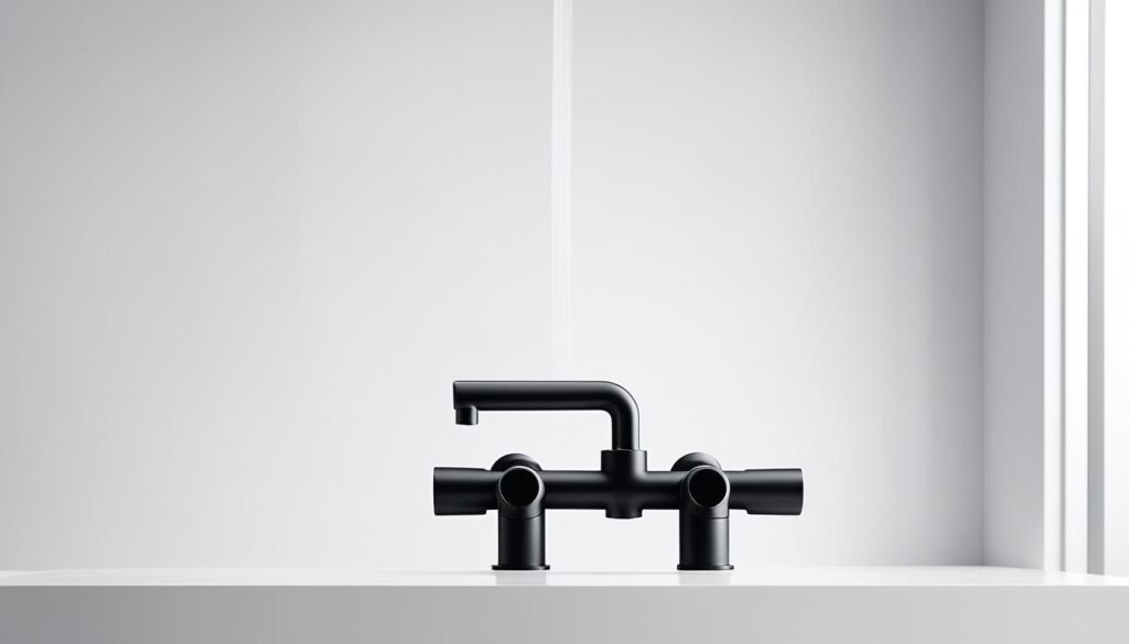 matte black faucet