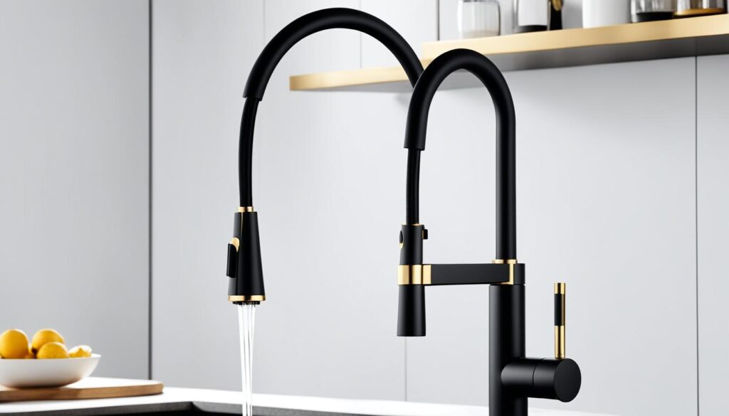 matte black faucet