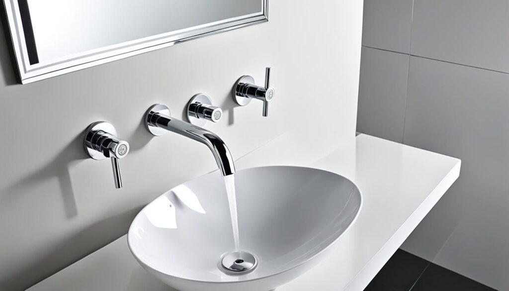 wall mount sink faucet